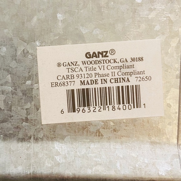 MR7-New Ganz Wood & Tin Sign with Bird and Flowers - Picture 7 of 9